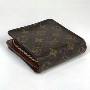 Louis Vuitton Monogram Brown Wallet Zip Compact Bi fold